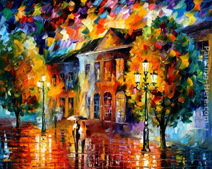 Leonid Afremov Rain